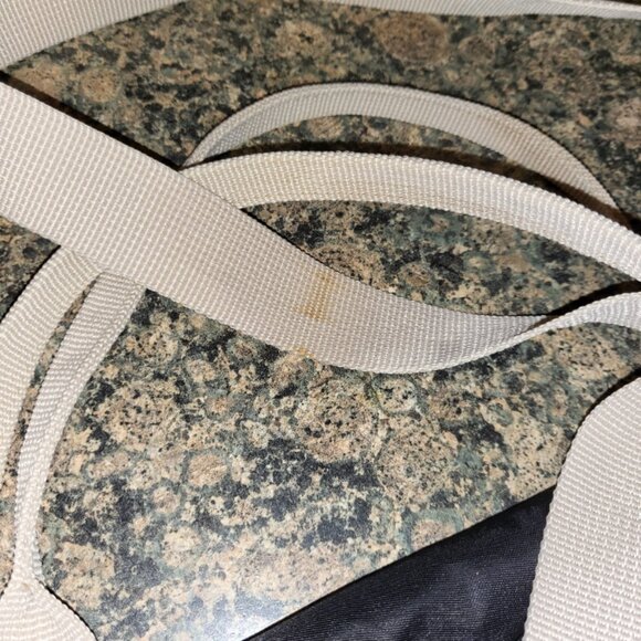 H&M Duffle Bag Overnight Weekender Neutral Preppy Athletic Geometric Normcore - Picture 16 of 16